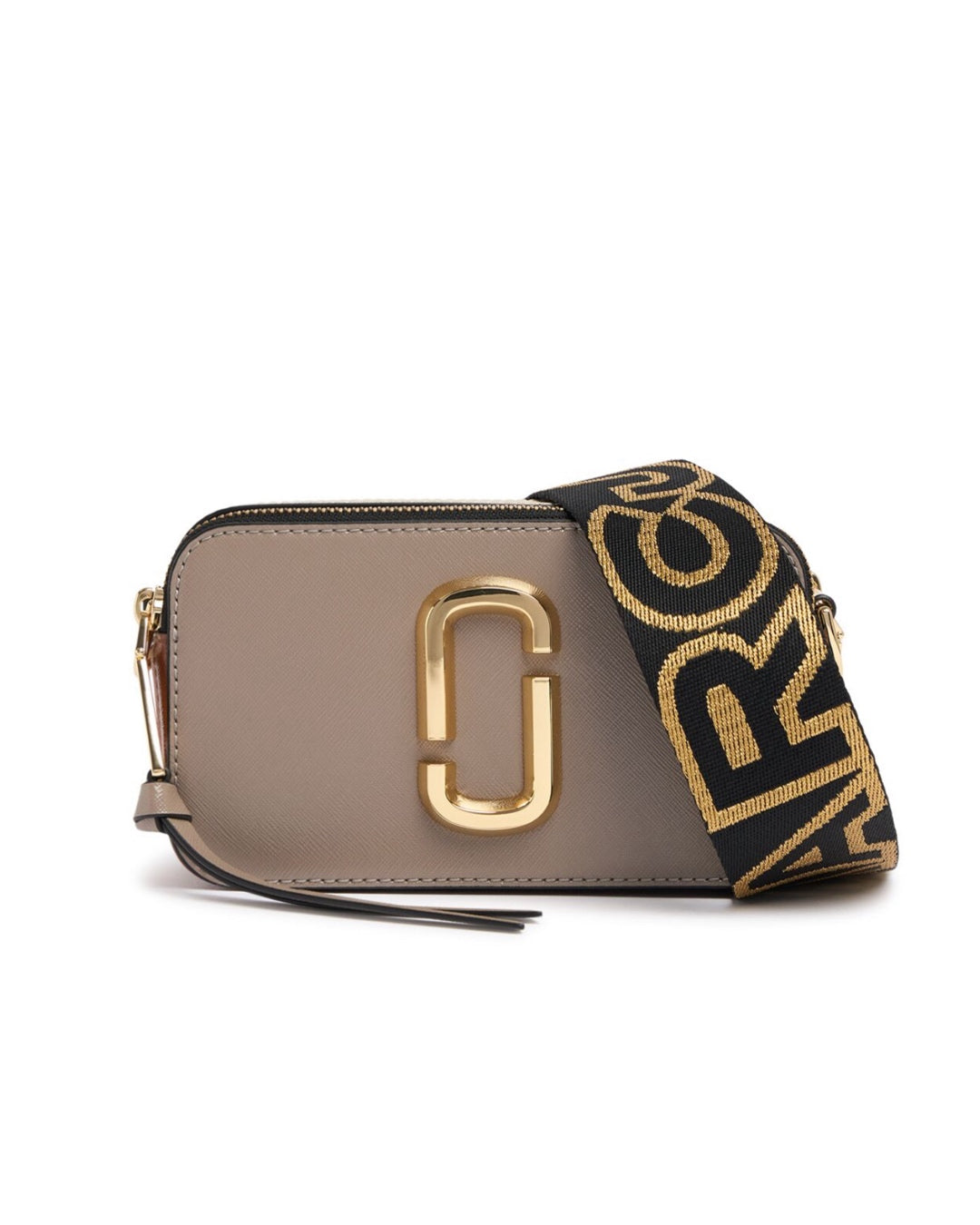 Marc Jacobs The Snapshot Leather Shoulder Bag Cement/Multi