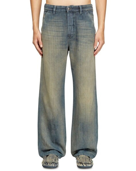 Diesel Regular Fit Unisex Denim Jeans