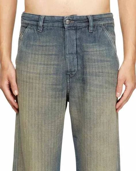 Diesel Regular Fit Unisex Denim Jeans