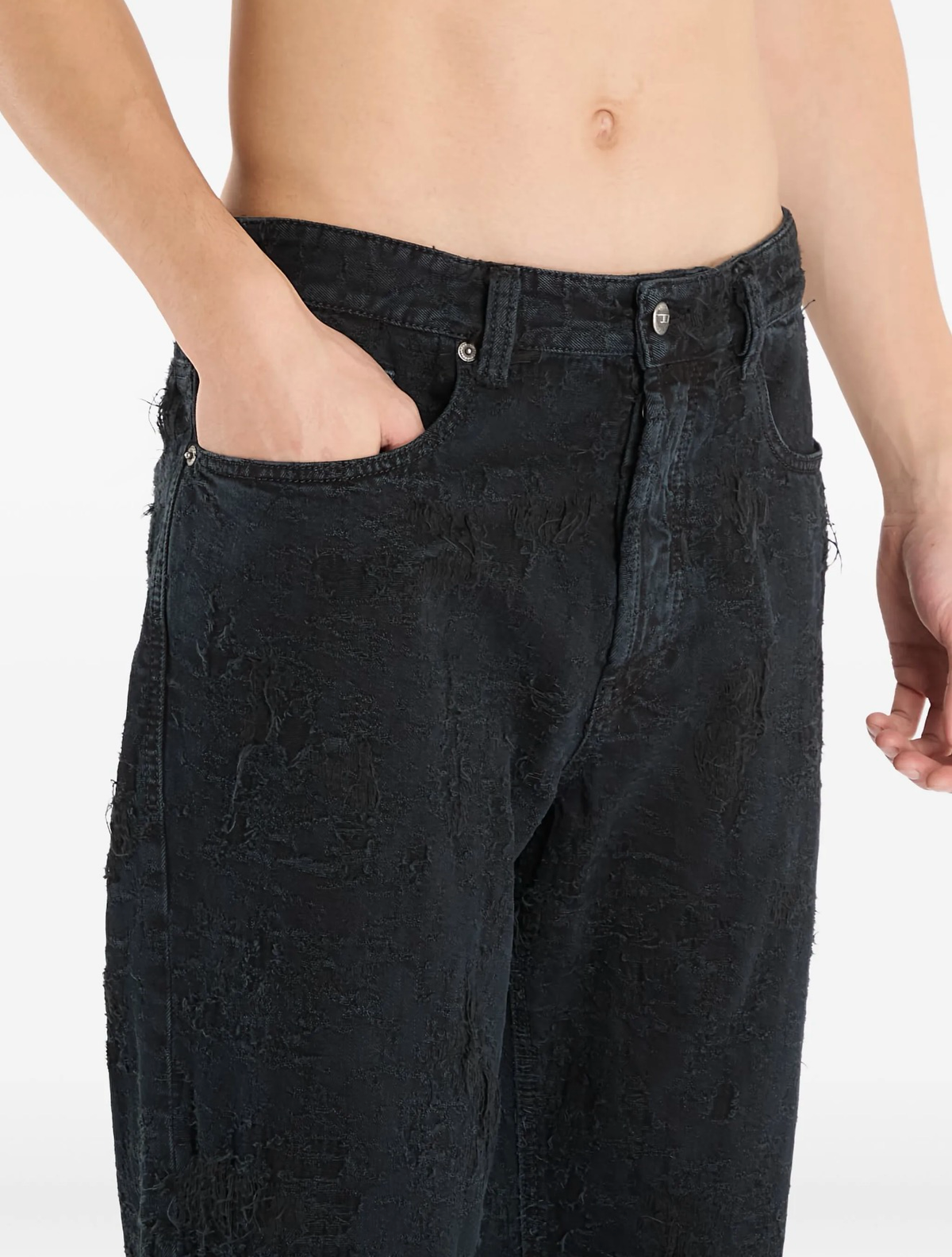 Diesel Straight Leg Denim Jeans